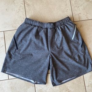Lululemon men’s gray athletic shorts - size small